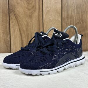 Propét TravelActiv Axial Women’s 7 XX Wide 4E Navy White Walking Shoes WAT092M